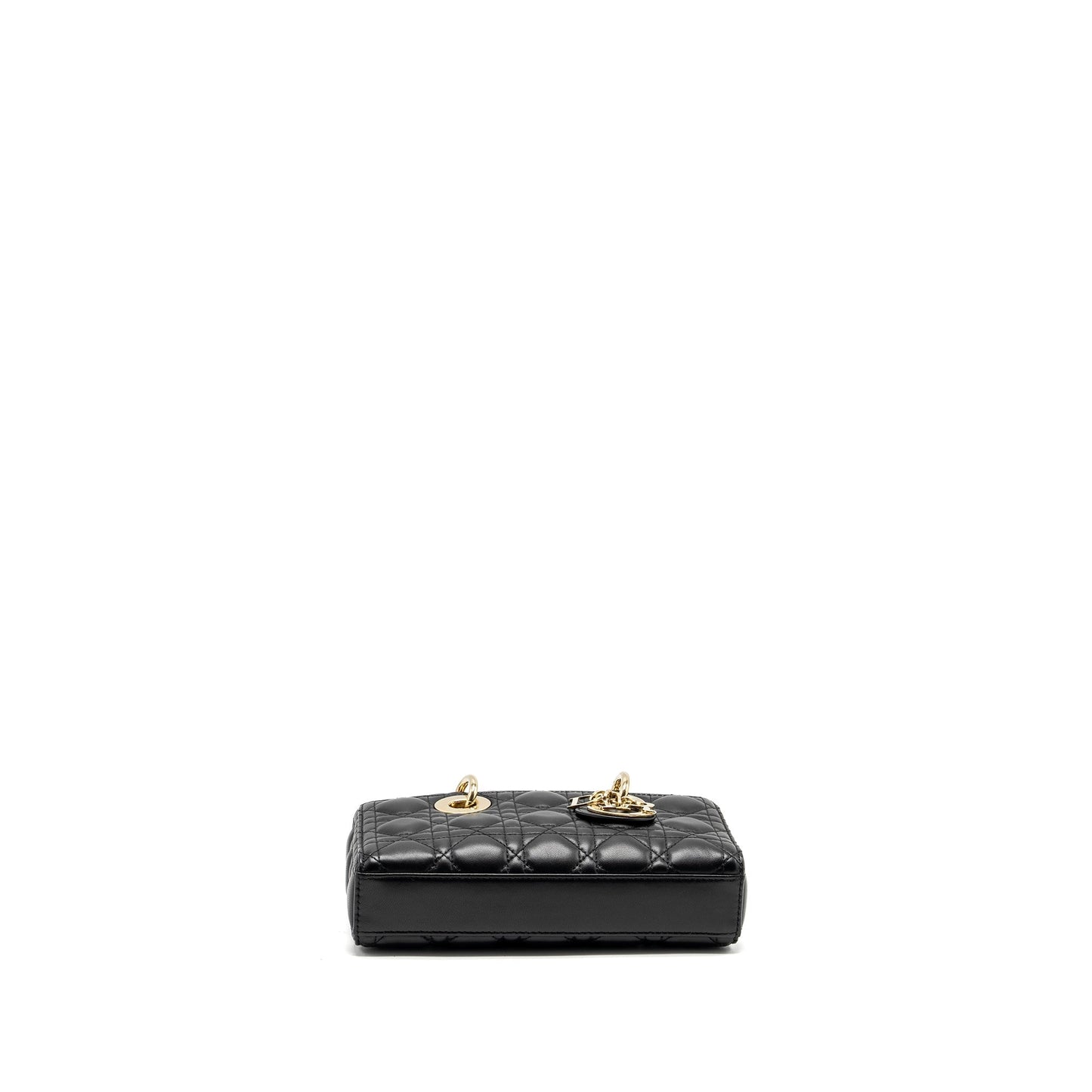 Dior lady D-Joy Small Purse Lambskin Black