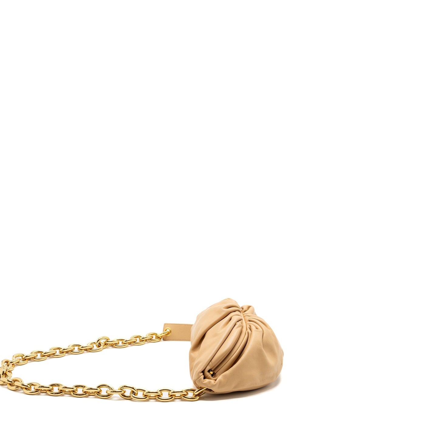 Bottega veneta the mini pouch belt Purse calfskin beige