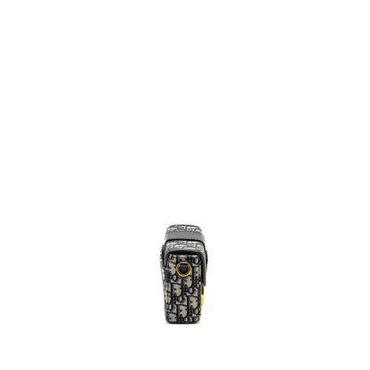 Dior 30 Montaigne Box Blue Oblique Jacquard
