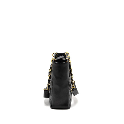 Chanel Petit Shopping Tote Bag Caviar BLACK GHW