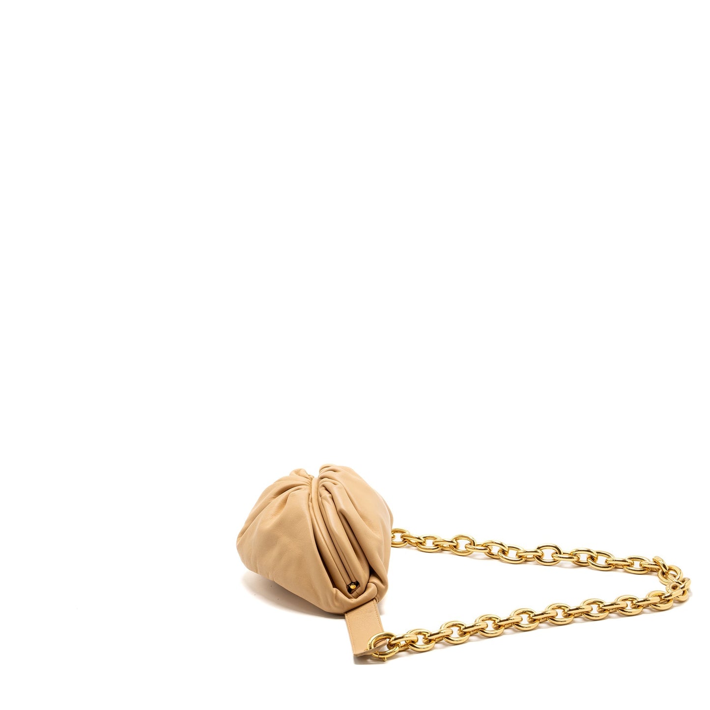 Bottega veneta the mini pouch belt Purse calfskin beige