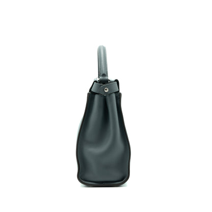 Fendi medium peekaboo leather light blue