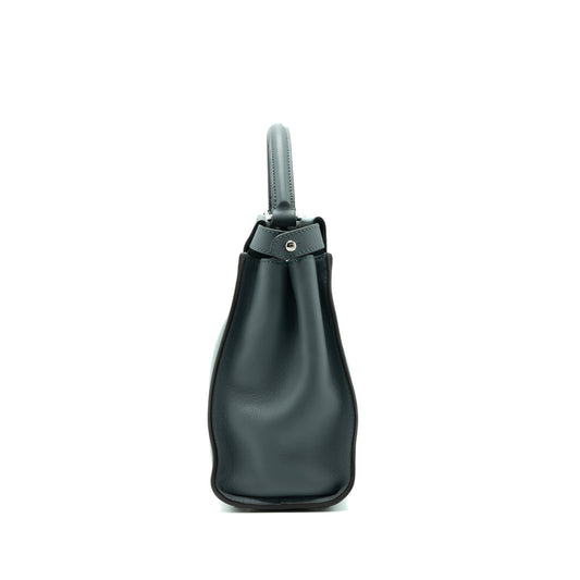 Fendi medium peekaboo leather light blue