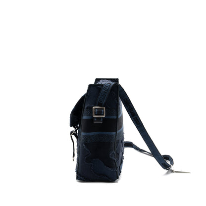 Dior Diorcamp Messenger Purse Canvas Dark Blue