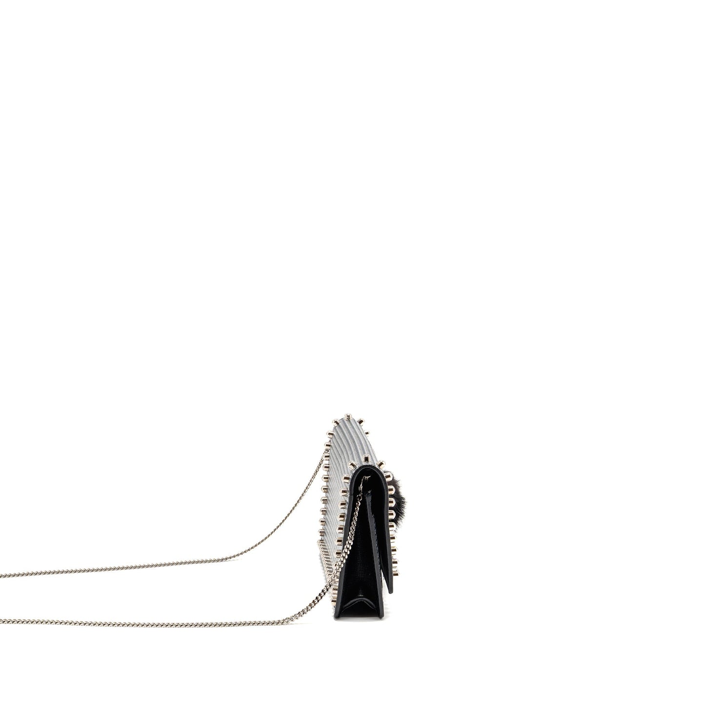 Fendi Karlito Wallet on Chain Leather Multicolour