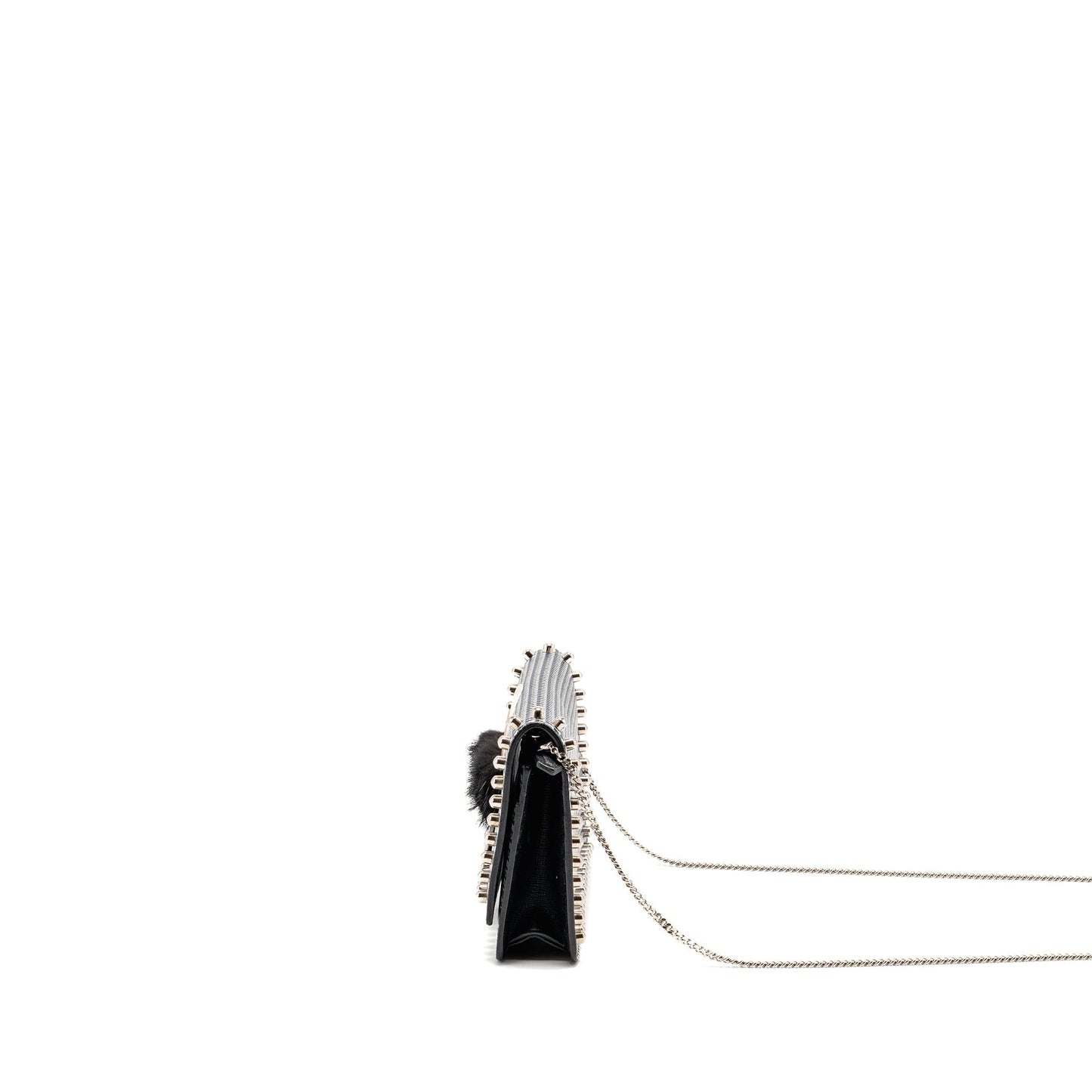 Fendi Karlito Wallet on Chain Leather Multicolour