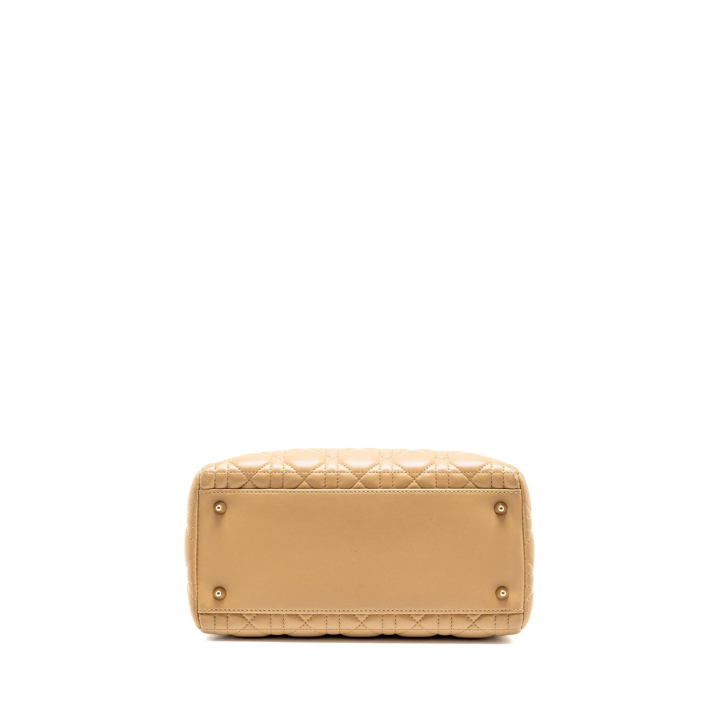 Dior Medium Lady dior lambskin beige