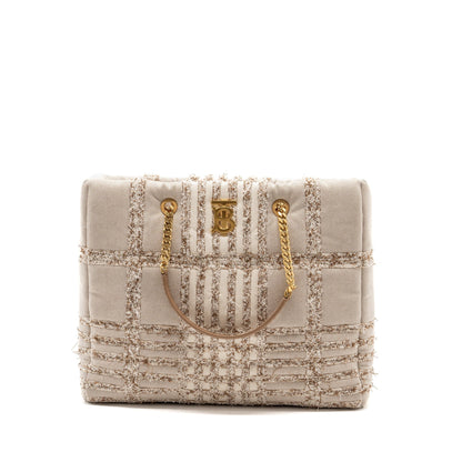 Burberry medium Lola shopper Purse canvas beige