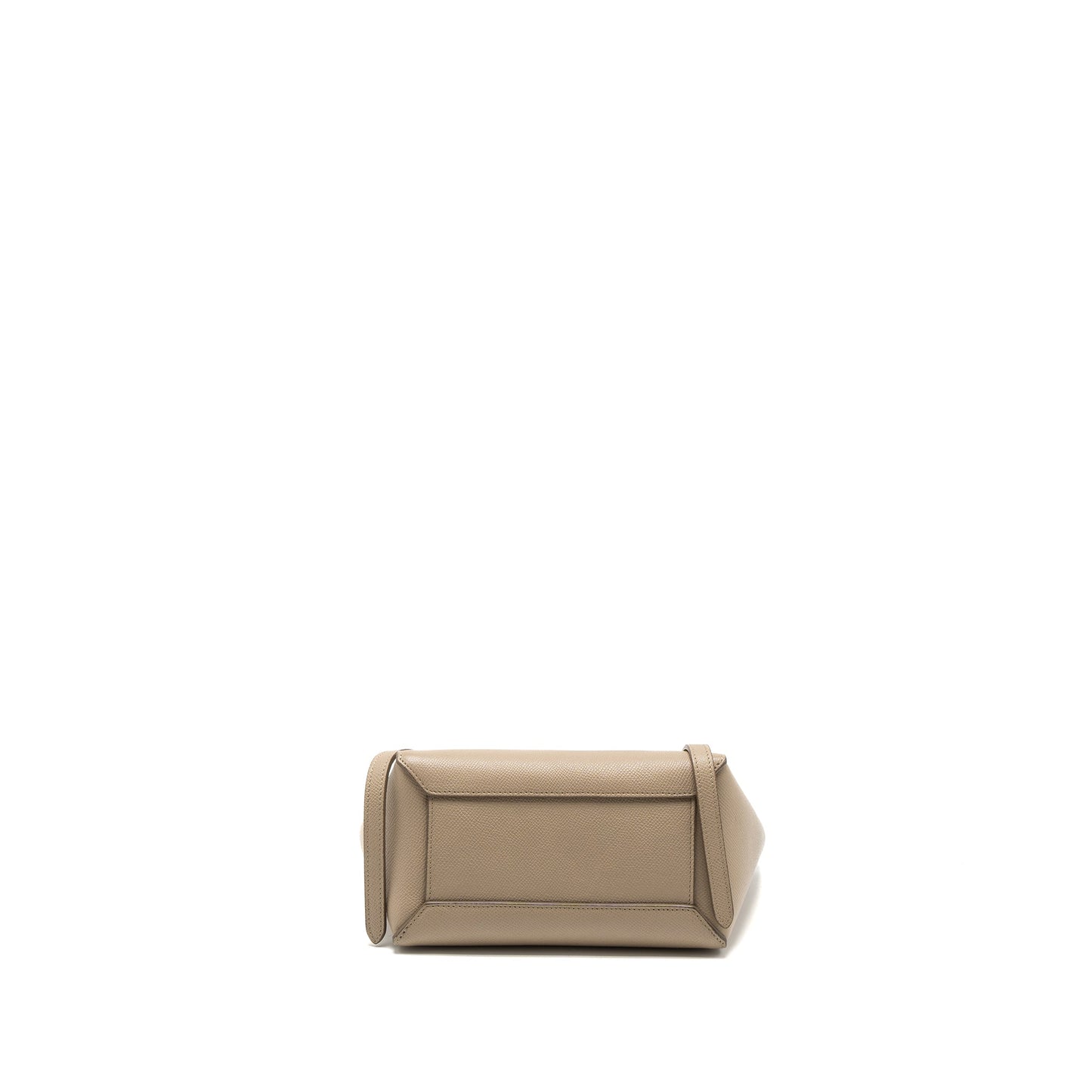 Celine Nano Belt Purse Grained Calfskin Light Beige