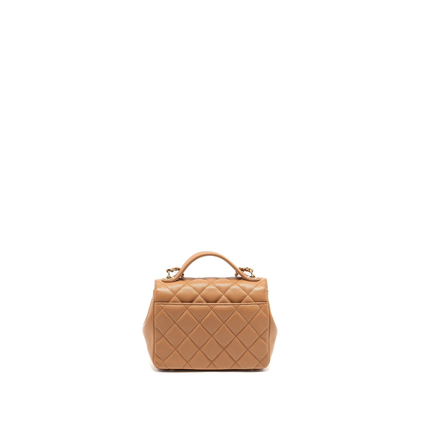 Chanel Small Business Affinity Caviar Dark Beige LGHW