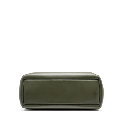 Celine Large Soft 16 Purse Smooth Calfskin Dark Green