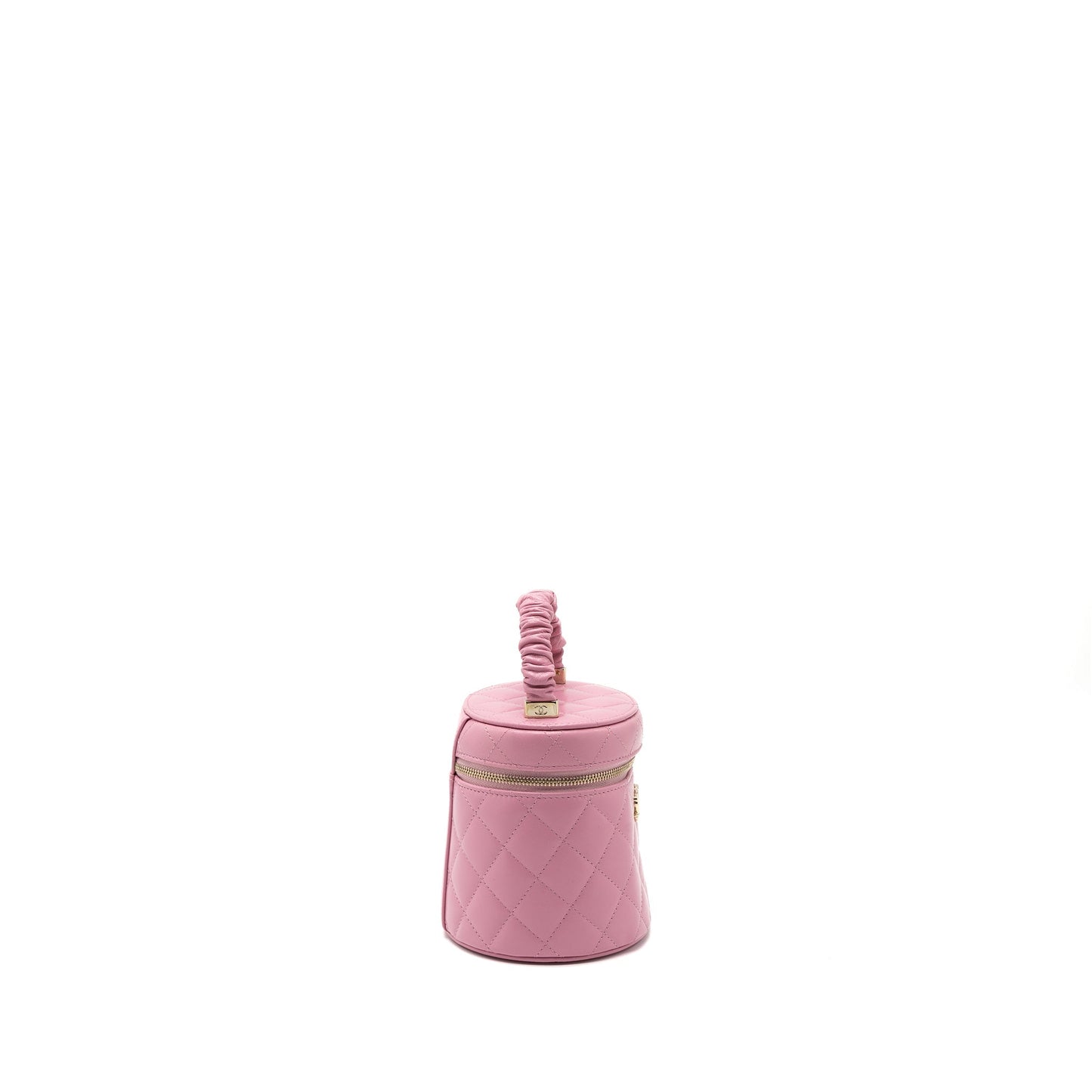 Chanel Top Handle Vanity Case Lambskin Pink LGHW