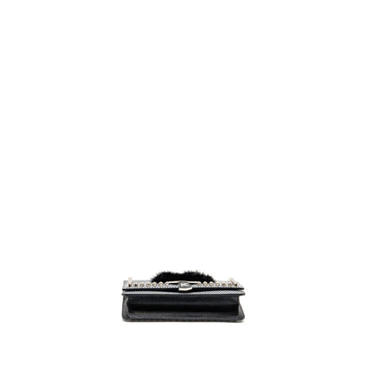 Fendi Karlito Wallet on Chain Leather Multicolour
