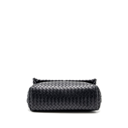 Bottega Veneta Olympia Purse Leather Black with Black Hardware