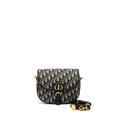 Dior Medium Bobby Purse Oblique Jacquard Blue