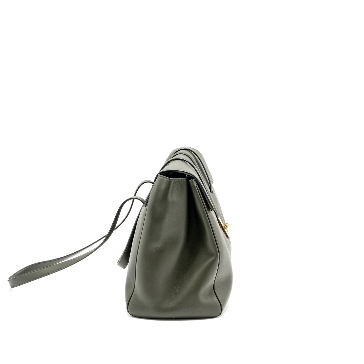 Celine Large Soft 16 Purse Smooth Calfskin Dark Green