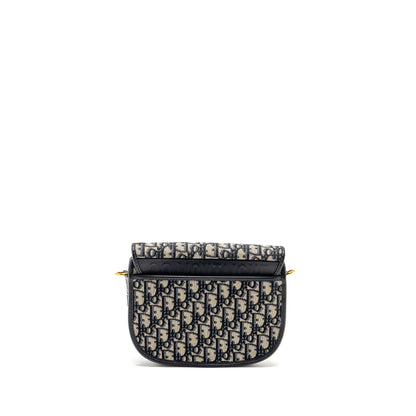 Dior Medium Bobby Purse Oblique Jacquard Blue
