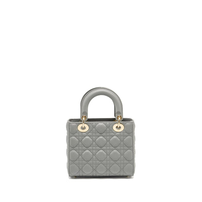 Dior My Small Lady Dior Lambskin Grey