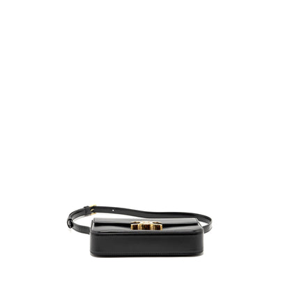 CELINE Triomphe Mini Purse Calfskin Black
