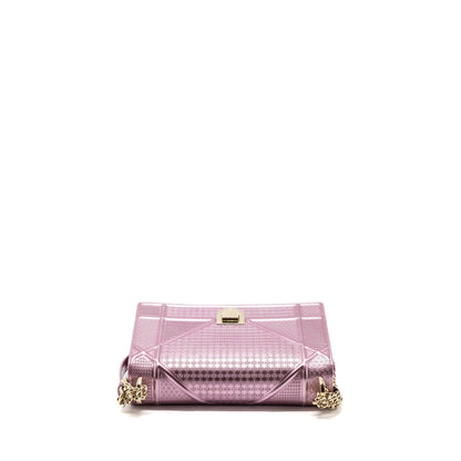 Dior Diorama Purse Metallic Pink