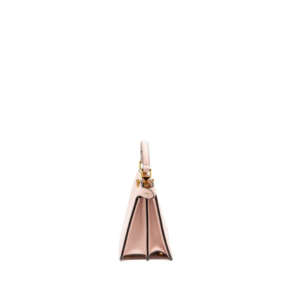 Fendi Mini Peekaboo ISEEU Petite Purse Calfskin Pale Pink