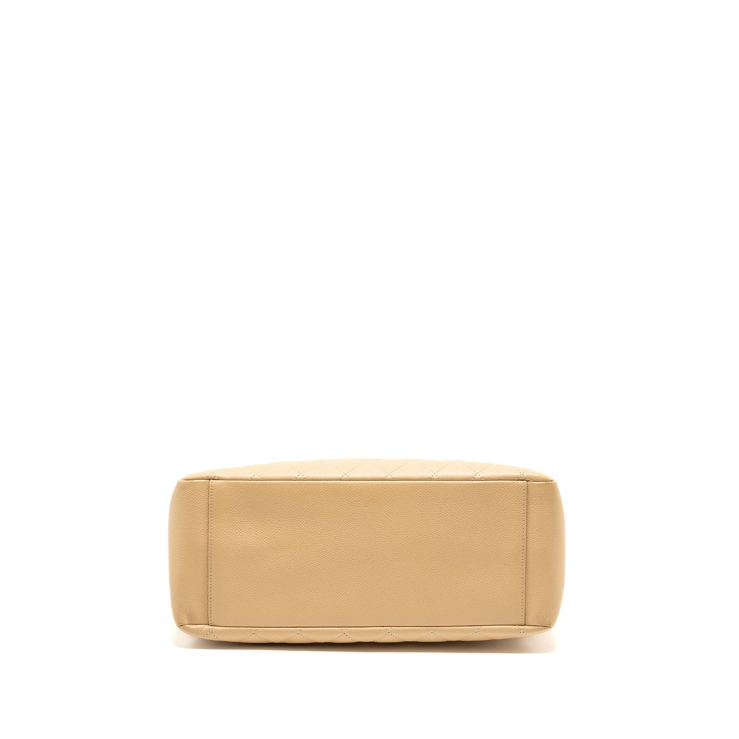 Chanel Grand Shopping Tote Caviar Beige GHW