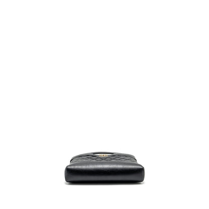 Chanel Mini 31 Bag Calfskin Black LGHW (Microchip)