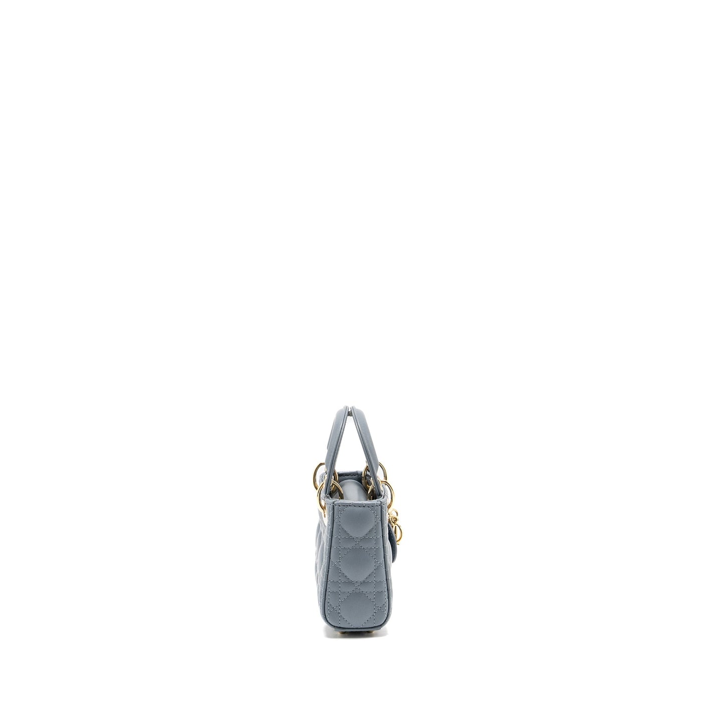 Dior Lady Dior Micro Purse Lambskin Cloud Blue