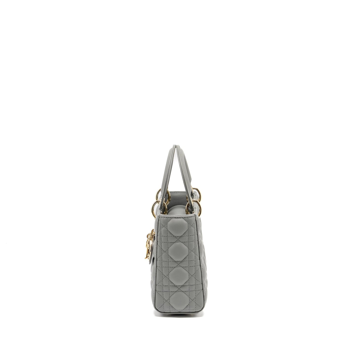 Dior My Small Lady Dior Lambskin Grey
