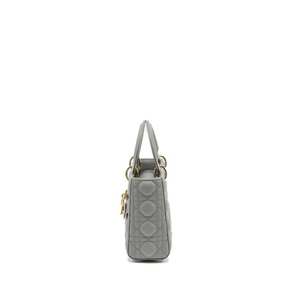 Dior My Small Lady Dior Lambskin Grey