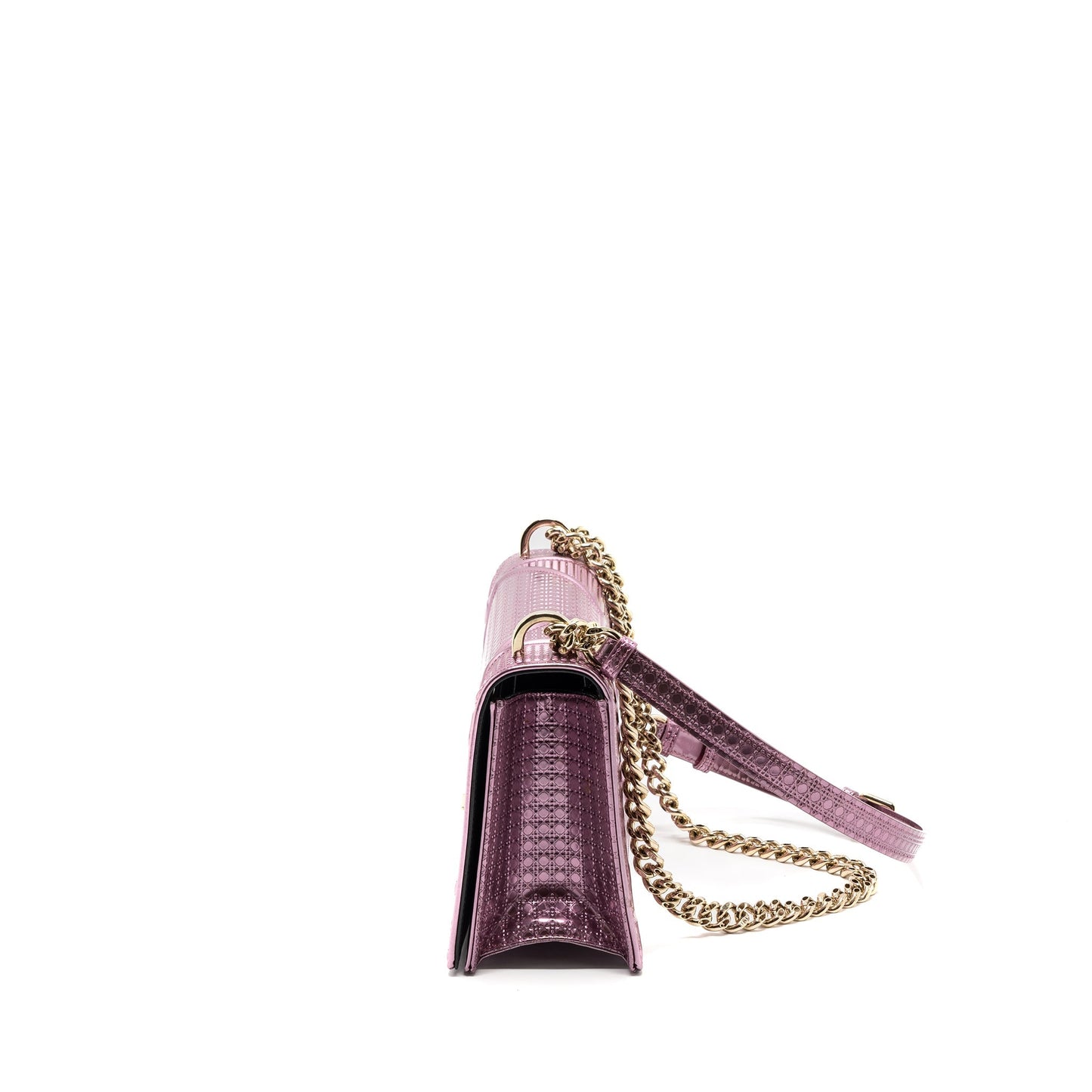 Dior Diorama Purse Metallic Pink