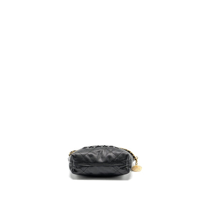 Chanel Mini 22 Bag Caviar Black GHW (Microchip)