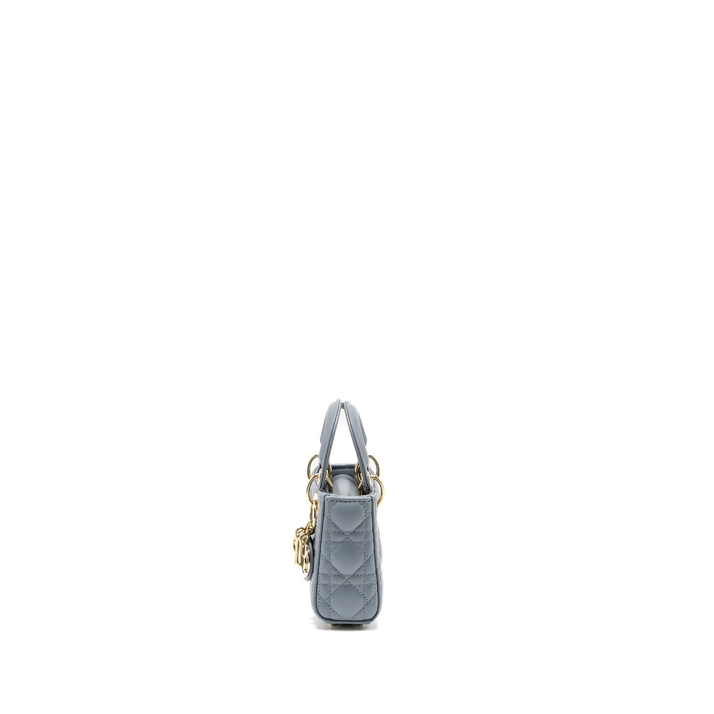 Dior Lady Dior Micro Purse Lambskin Cloud Blue