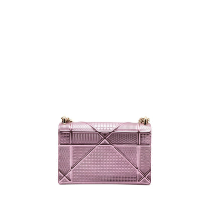 Dior Diorama Purse Metallic Pink