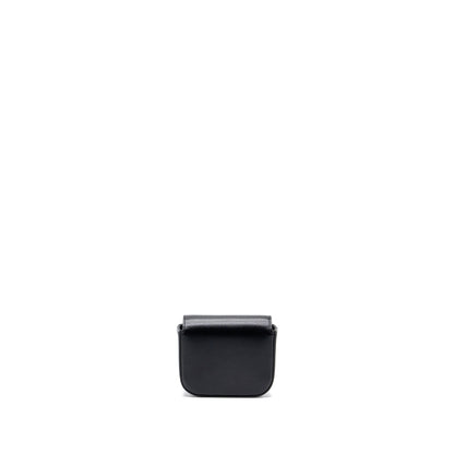 Celine Mini Claude Shiny Calfskin Black