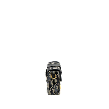 Dior 30 Montaigne Box Blue Dior Oblique Jacquard
