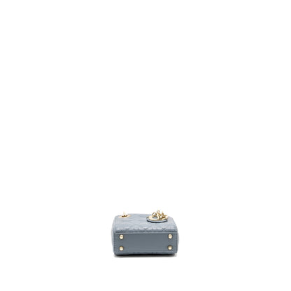 Dior Lady Dior Micro Purse Lambskin Cloud Blue