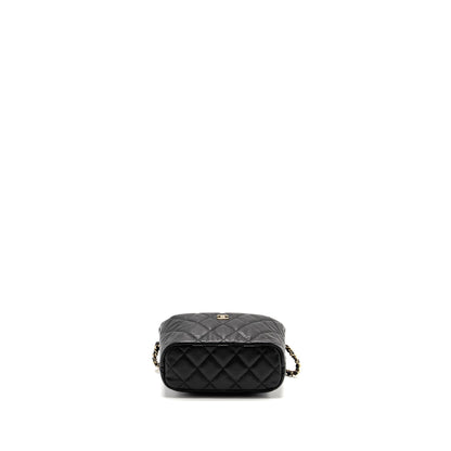 Chanel 25c Quilted Hobo Bag Caviar Black GHW (microchip)