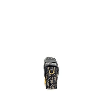 Dior 30 Montaigne Box Blue Dior Oblique Jacquard