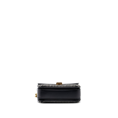 Celine Medium C Purse Tweed/ Leather Black/ White