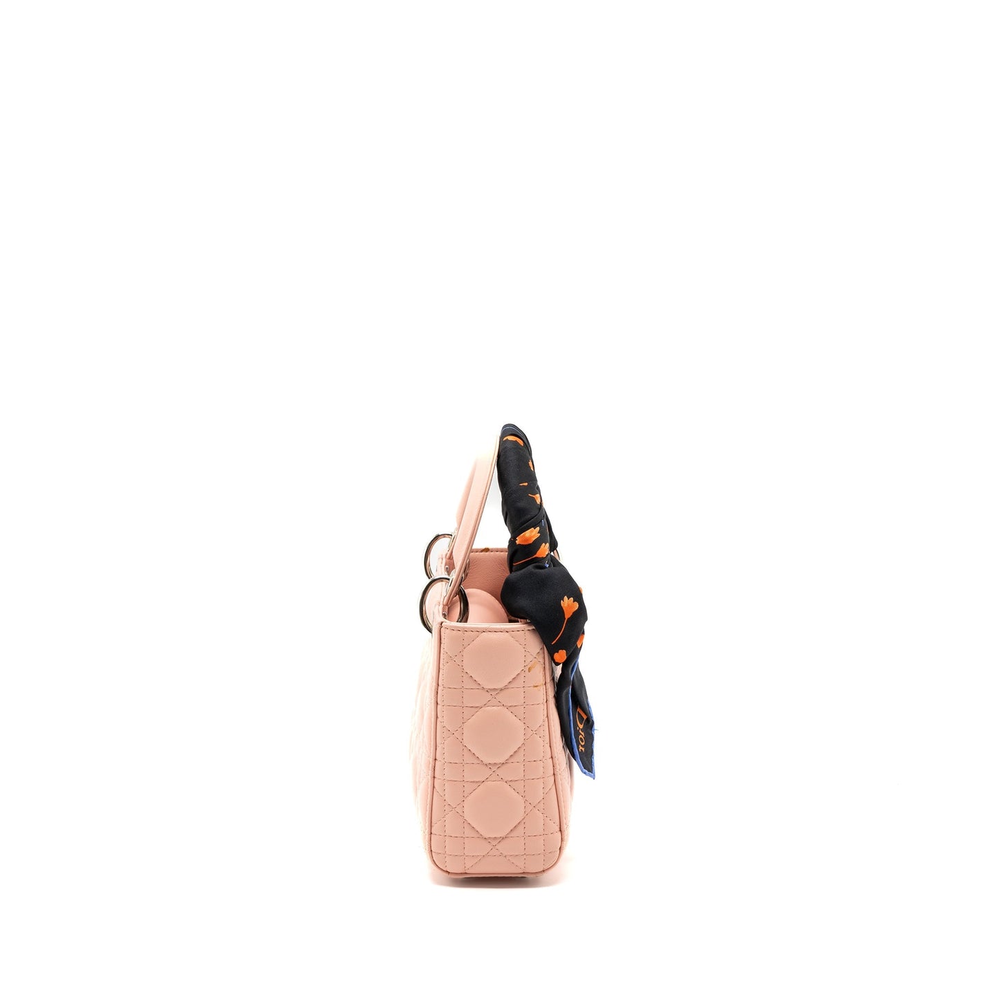 Dior mini lady dior lambskin light pink