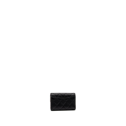 Chanel Classic Flap Key Holder Caviar Black LGHW