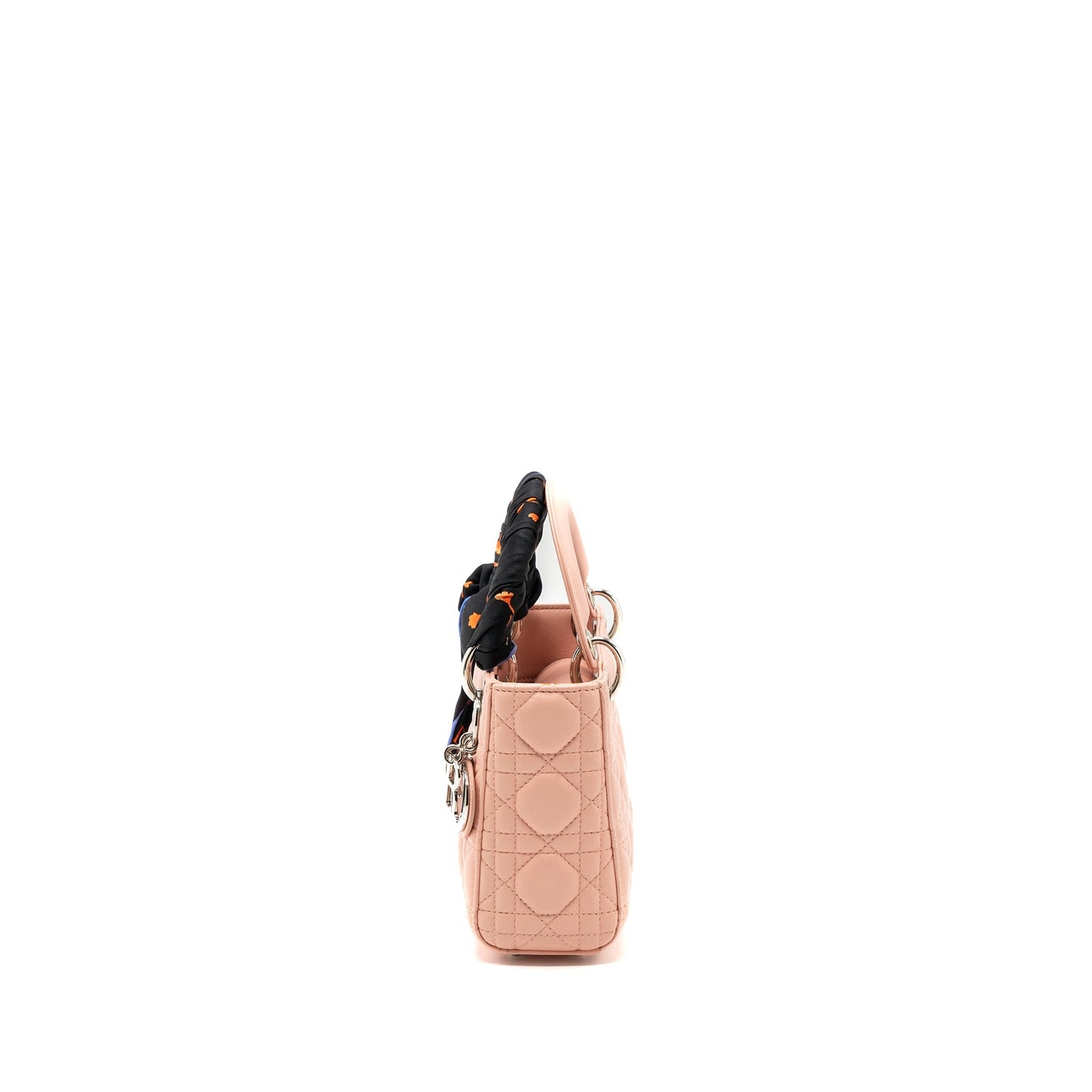 Dior mini lady dior lambskin light pink
