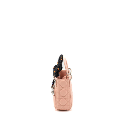 Dior mini lady dior lambskin light pink