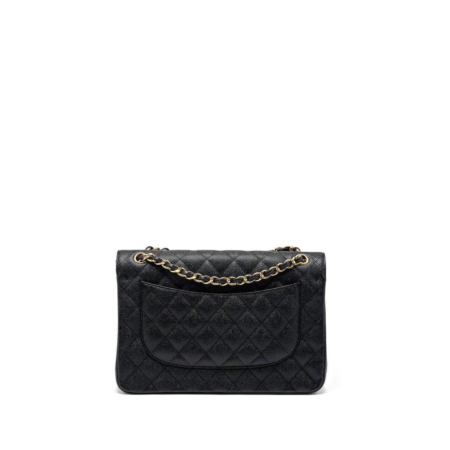 Chanel Classic jumbo double flap bag caviar black GHW