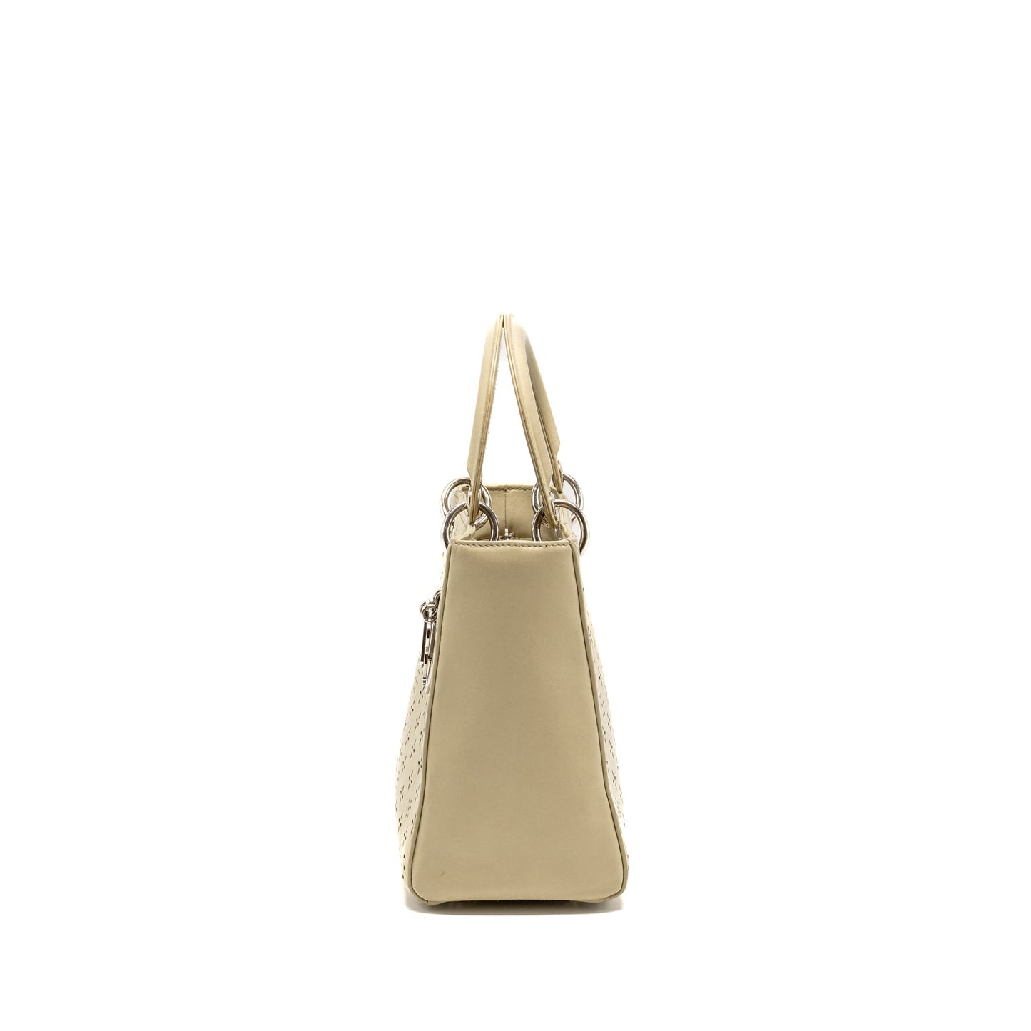 Dior Medium Lady Dior Leather Beige
