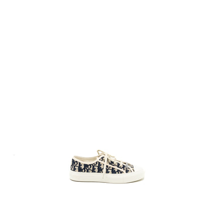 Dior size 37 walk N Sneaker blue oblique embroidery blue/multicolour