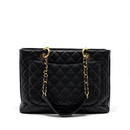 Chanel Grand Shopping Tote Caviar Black GHW