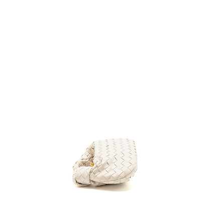 Bottega Veneta Mini Jodie lambskin white