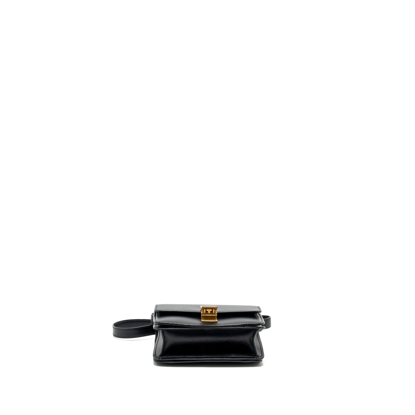 Celine Mini Classic Box Purse Calfskin Black